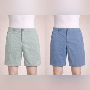 Men's Casual Chinos - Green and Blue 38w
